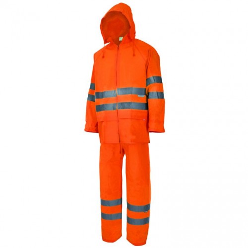Traje de lluvia dos piezas alta visibilidad Traje de lluvia dos piezas alta visibilidad