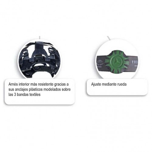 CASCO OBRA CON RUEDA REGULABLE CASCO OBRA CON RUEDA REGULABLE