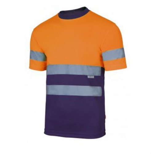 Camiseta técnica bicolor manga corta alta visibilidad Camiseta técnica bicolor manga corta alta visibilidad