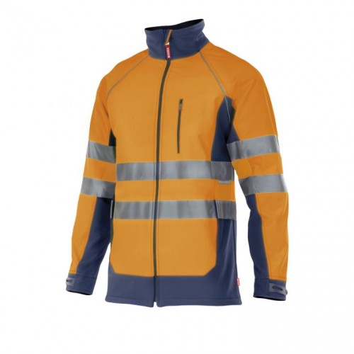 Cazadora soft shell bicolor Alta Visibilidad Cazadora soft shell bicolor Alta Visibilidad